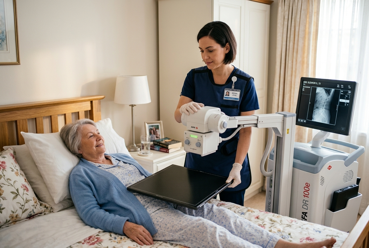 Bedside digital diagnostic test at home